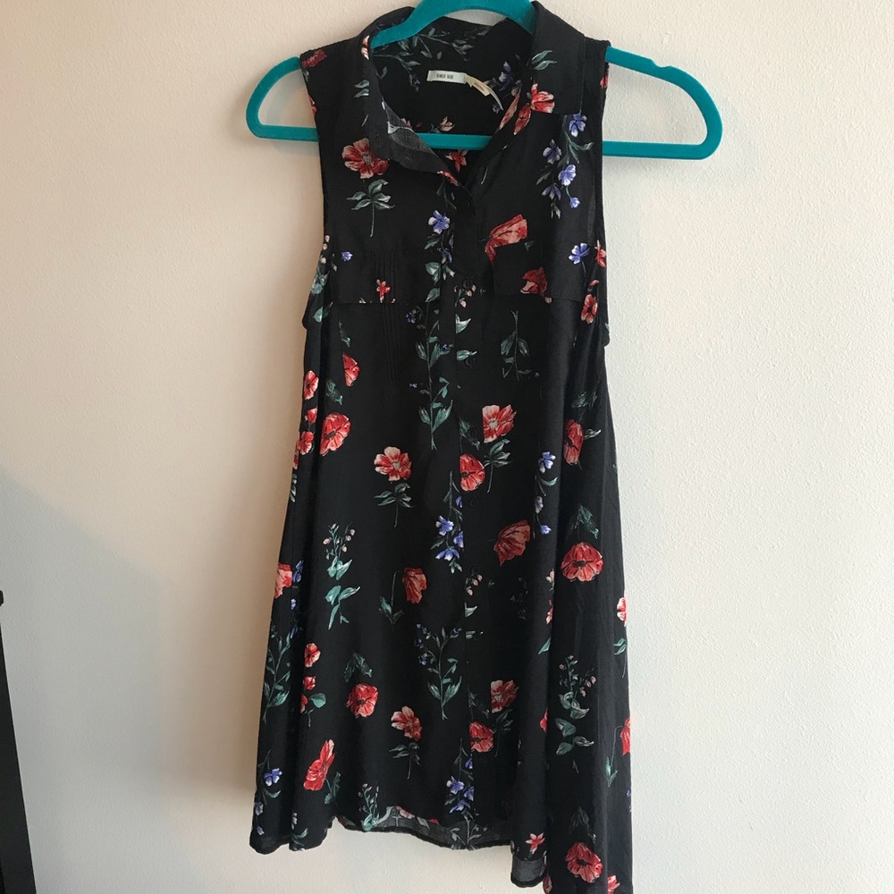 Urban outfitters button down tunic dress